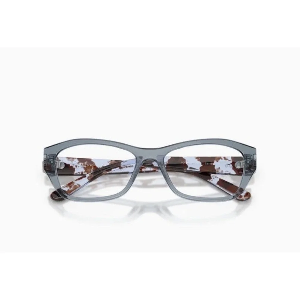 Vogue VO5676 Transparent‎ Blue Women's Reading Glasses Demo Lens NIB